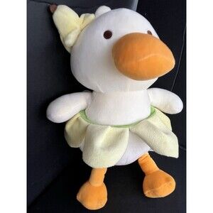 MINISO Yellow Duck with Banana Hat And Skirt Plush Stuffed Animal